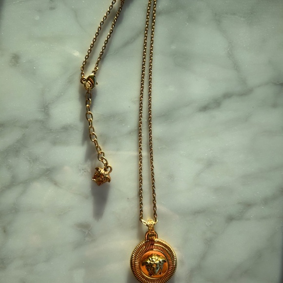 VERSACE Gold Medusa Necklace - Picture 3 of 5
